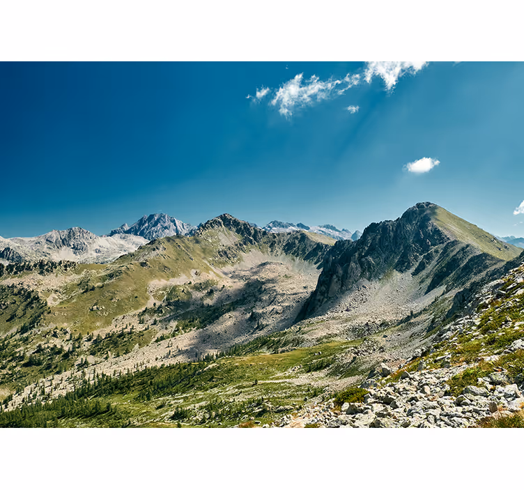 Foto tapeta pogled na grand mountain range - TenStickers