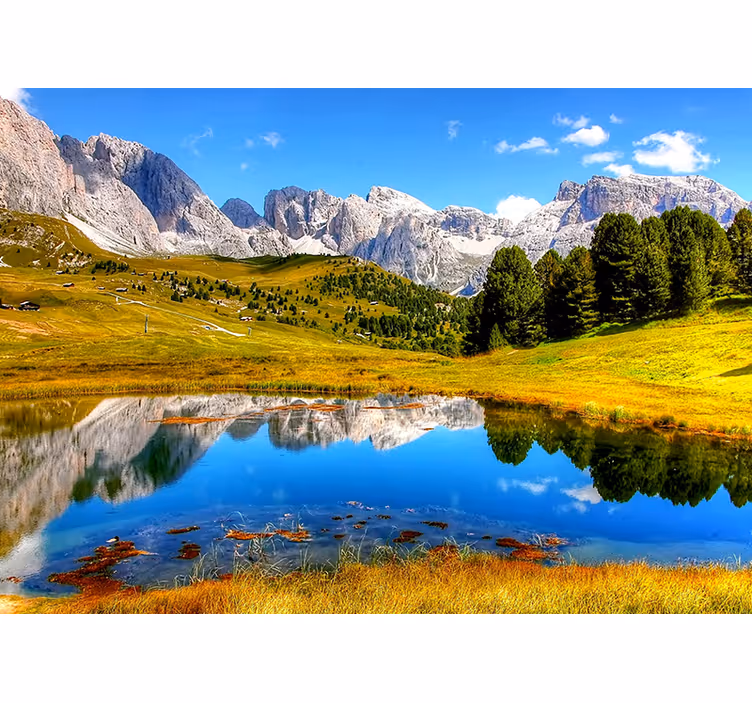 Foto tapeta mirni planinski odjek - TenStickers