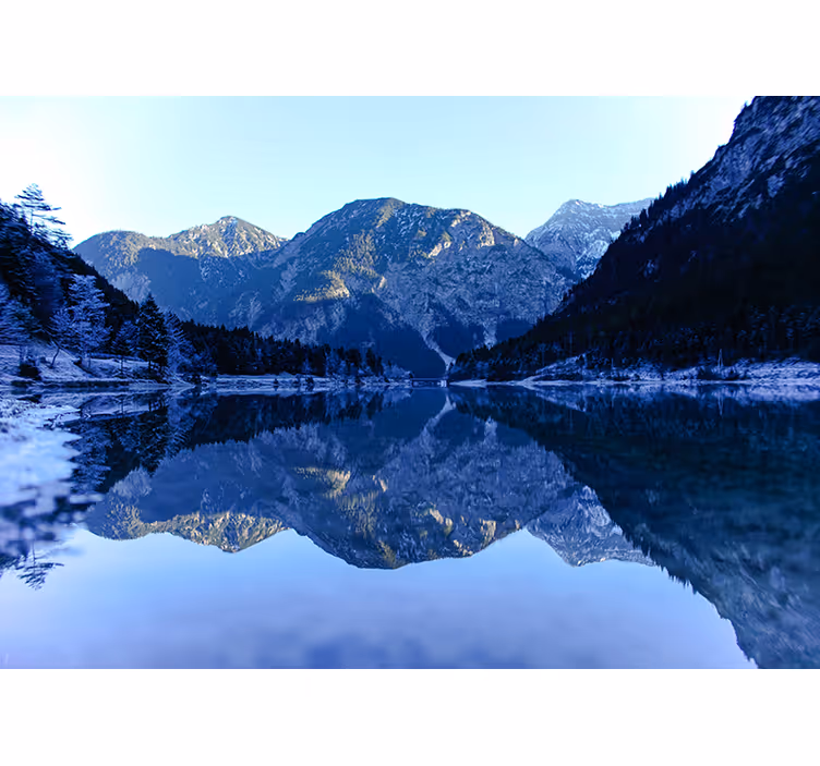 Foto tapeta pejzaž planinske refleksije - TenStickers