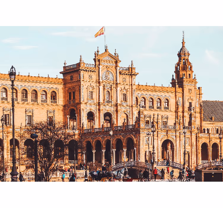 Foto tapete madrid povijesna španjolska arhitektura - TenStickers