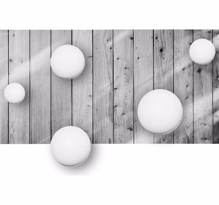 Foto tapete teksturom i uzorkom geometrijski raspored sfera - TenStickers