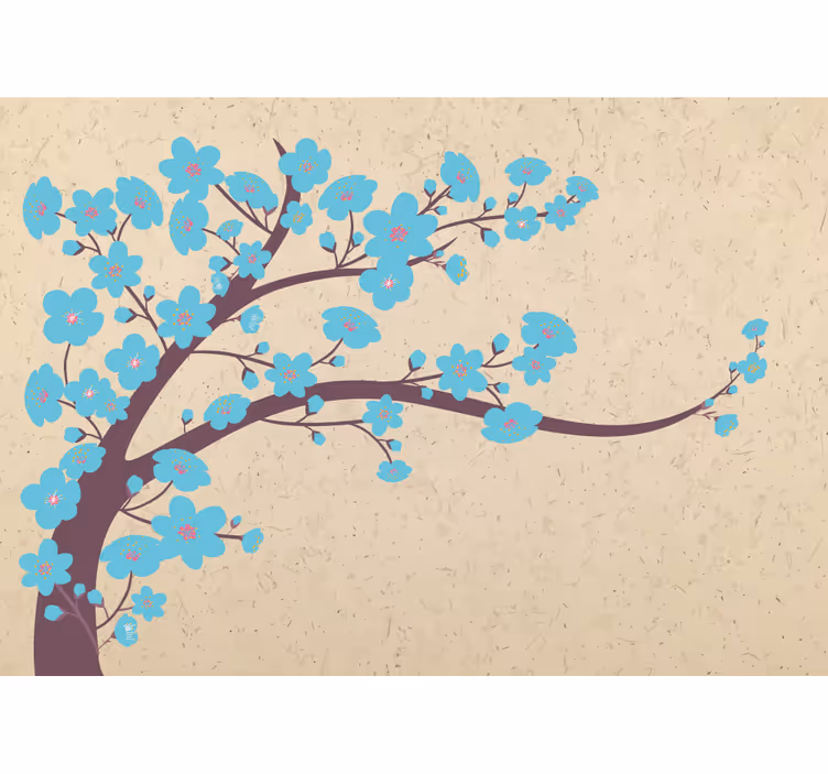 Foto tapete cvijet sakura cvjetni izdanak - TenStickers