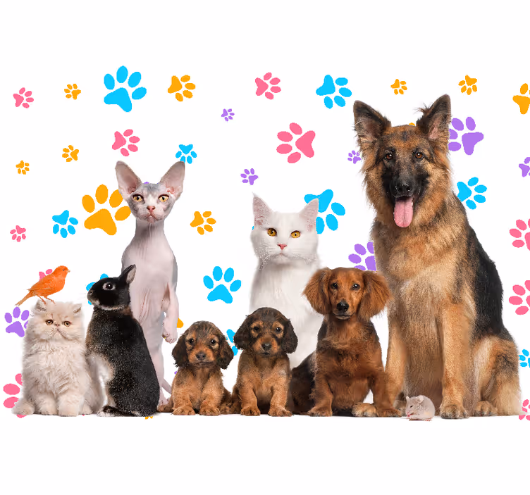 Zidni freske sretni ljubimci - TenStickers