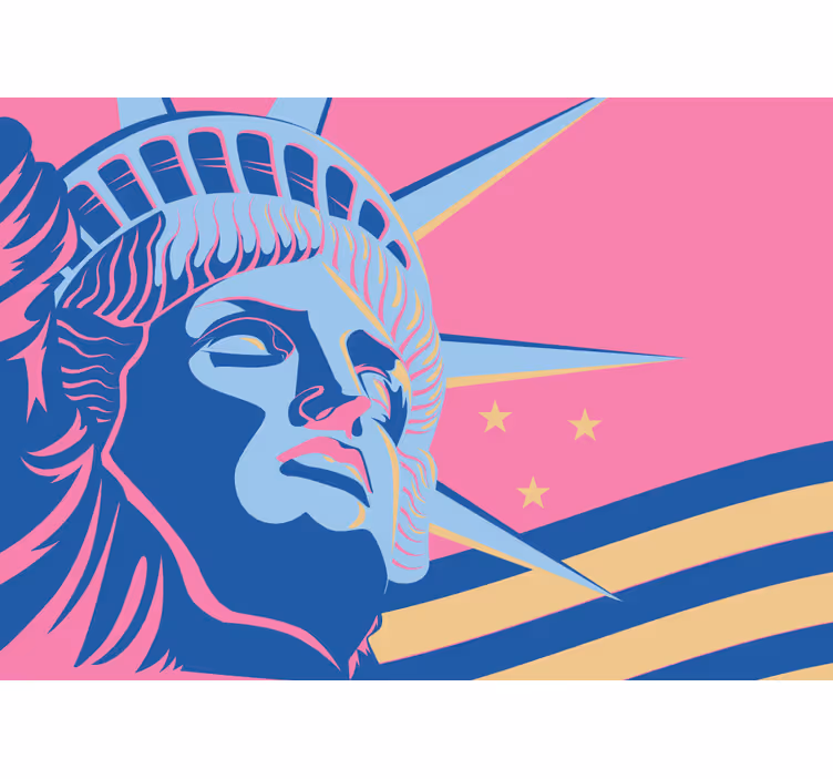 Zidne slike i zidne freske monument slobode - TenStickers