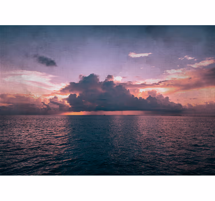 Foto tapeta mirni ocean u sumraku - TenStickers