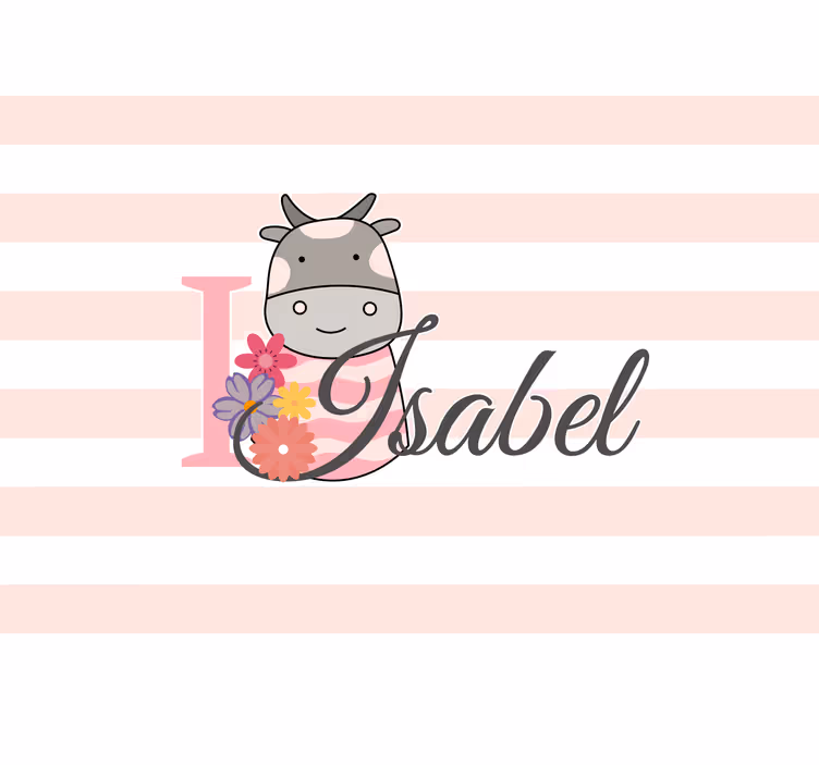 Foto tapete ljubav volim kravu - TenStickers