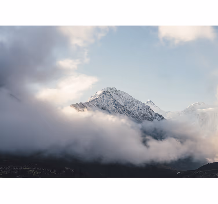 Foto tapete planinski grand frosty vrhovi - TenStickers