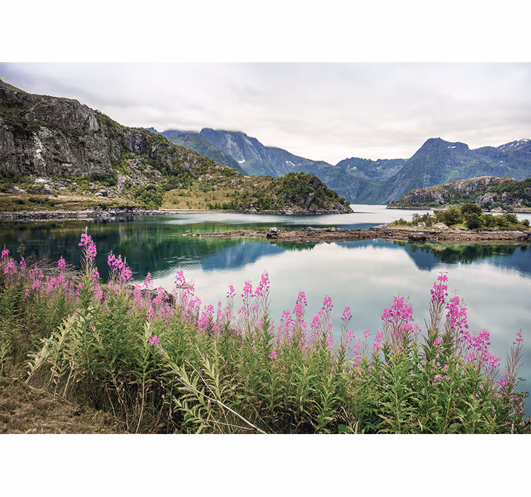 Foto tapeta Čarobni norveški fjord - TenStickers