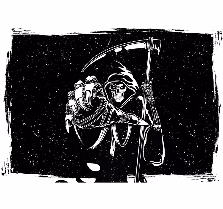 Foto tapete noć vještica ilustracija grim reapera - TenStickers