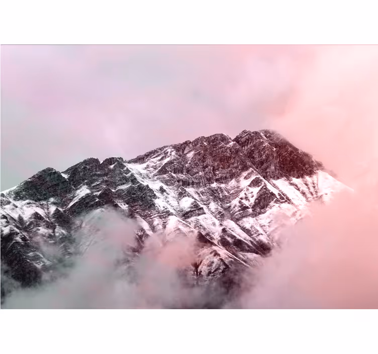 Foto tapete planinski snježni planinski vrh - TenStickers