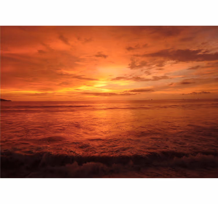 Foto tapete planinski twilight morski pogled - TenStickers