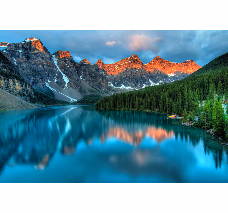 Foto tapeta grand mountain echoes - TenStickers