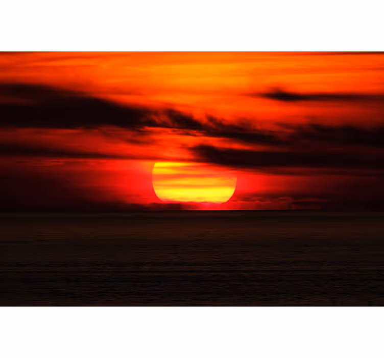 Foto tapete nebo vibrantni zalazak sunca - TenStickers