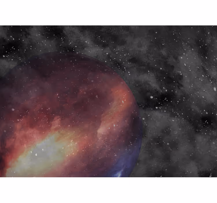 Foto tapete prostor nebeska ljubičasta sfera - TenStickers