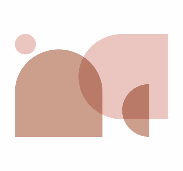 Apstraktni fototapete geometrijski raspored oblika - TenStickers