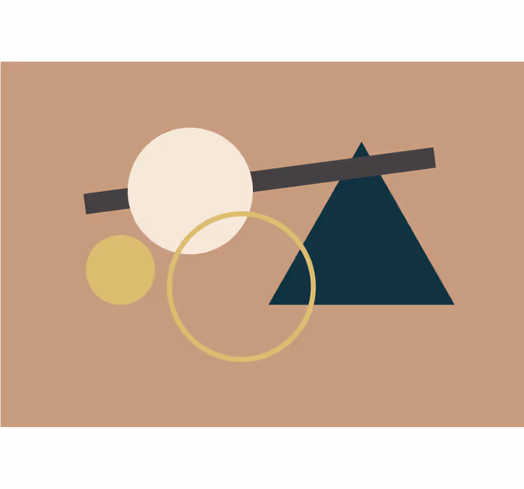 Apstraktni fototapete s geometrijskom konfiguracijom - TenStickers
