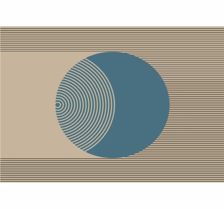 Apstraktni fototapete uzorak geometrijskog kruga - TenStickers