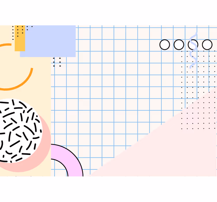 Apstraktni fototapete s geometrijskim oblicima - TenStickers