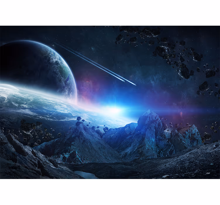 Svemir znanstvena fantastika koncept zidni mural - TenStickers