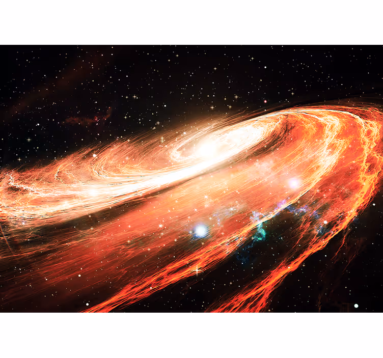 Foto tapete prostor galaktički spiralni vrtlog - TenStickers