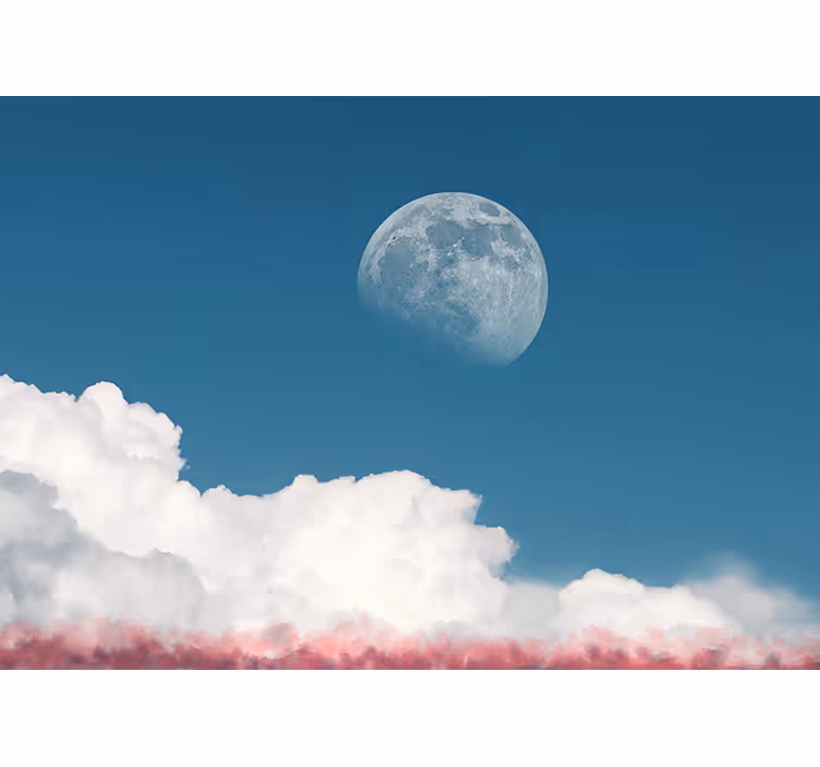 Foto tapete nebo lunar pregled oblaka - TenStickers