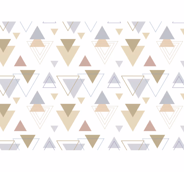 Apstraktni fototapete geometrijski trokutasti uzorci - TenStickers