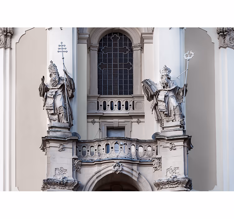 Foto tapete klasična umjetnost kraljevske statue - TenStickers