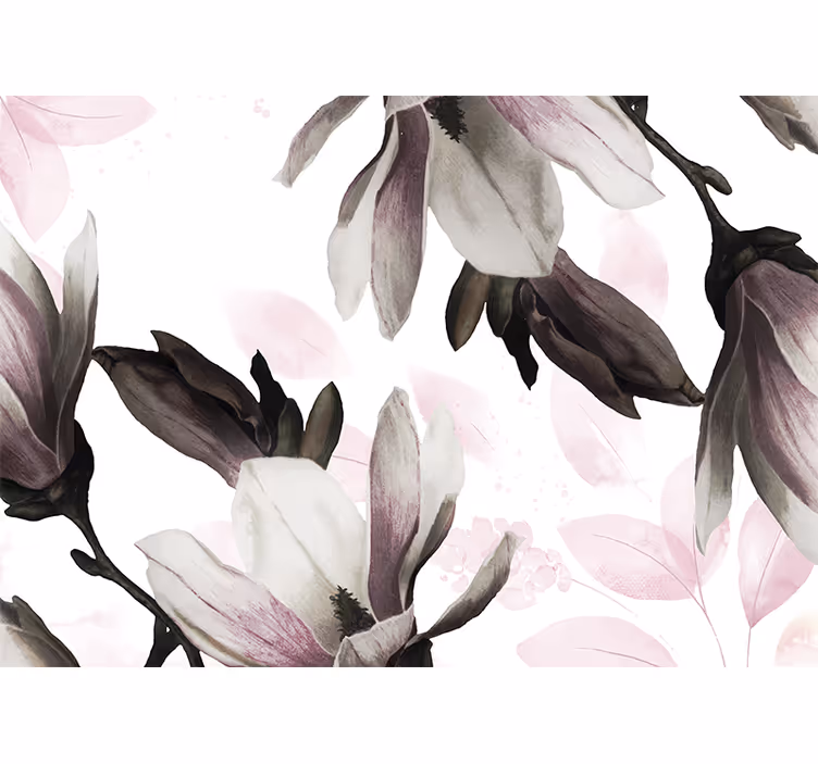 Foto tapete magnolije elegantni cvjetovi magnolije - TenStickers