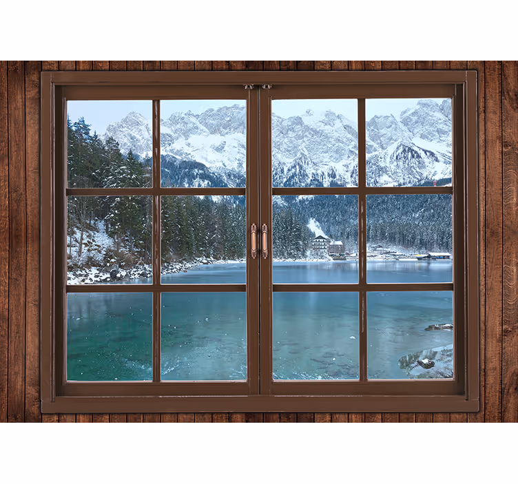 Foto tapeta icy peak vista - TenStickers