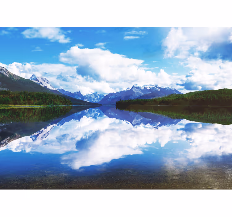 Foto tapeta miran planinski odraz - TenStickers