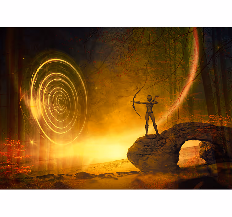 Foto tapete fantazija očaravajući portal strijelaca - TenStickers