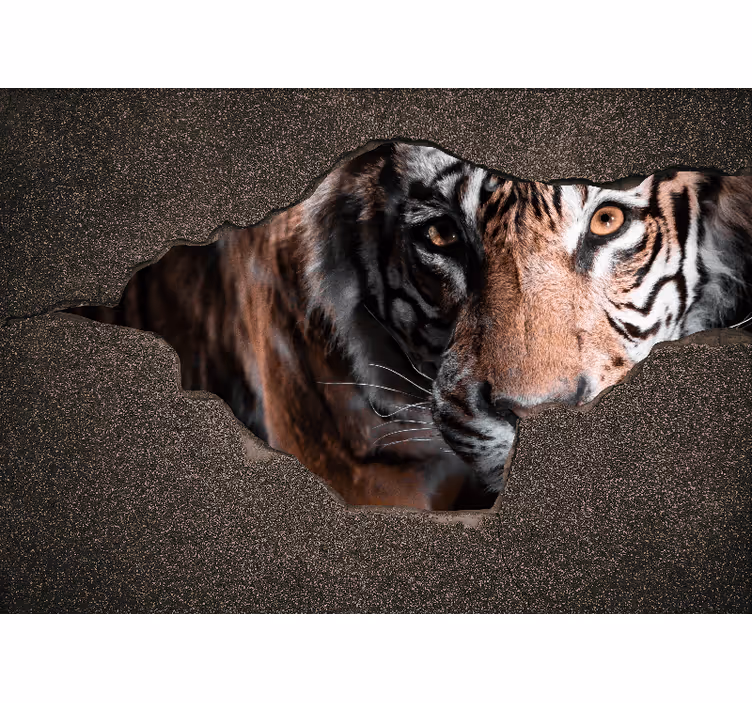 Foto tapeta bliski prikaz tigra - TenStickers