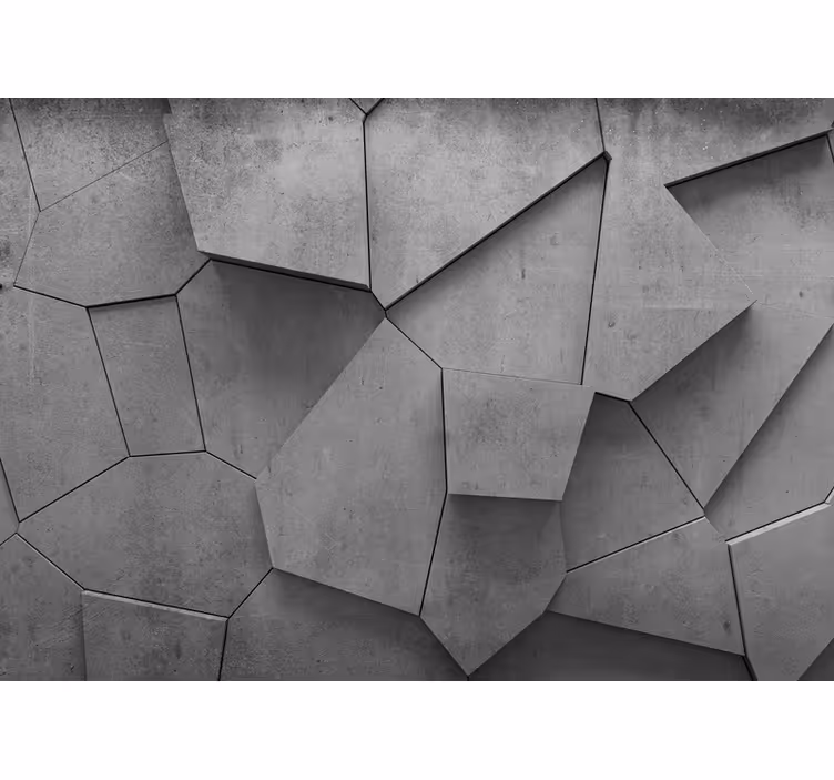 Tekstura betonskog zida 3d zidni mural - TenStickers