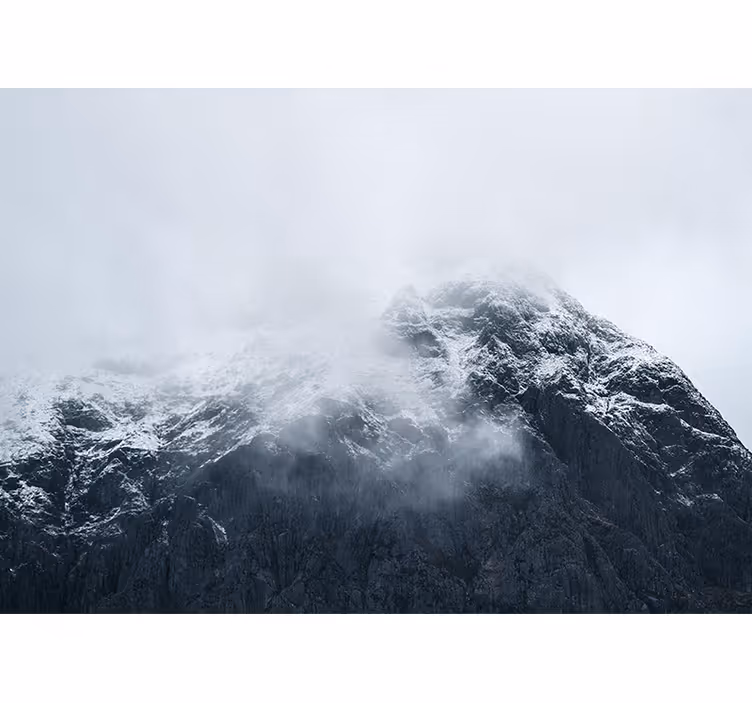 Foto tapete planinski ledeni vrh planine - TenStickers