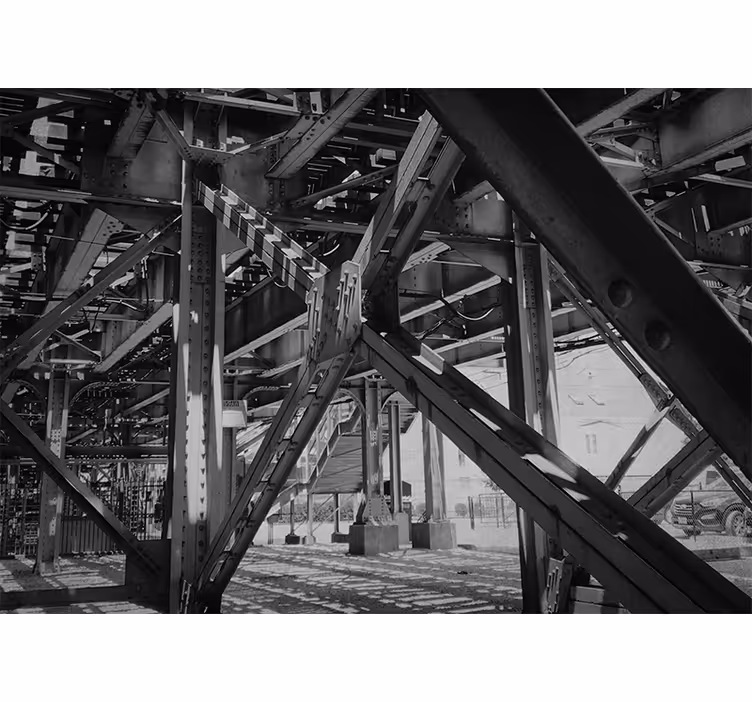 Zidne slike i zidne freske urbana strukturalna dizajn - TenStickers