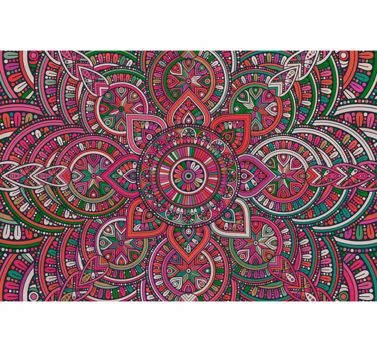 Boho mandala umjetničke zidne slike - TenStickers