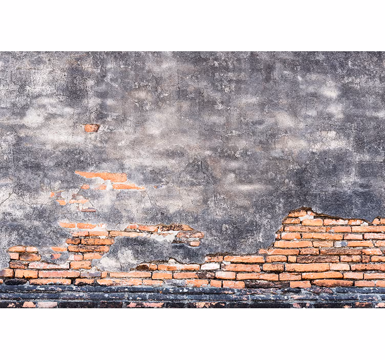 Foto tapete cigla grunge zidGrunge zid je stil arhitekture koji s - TenStickers
