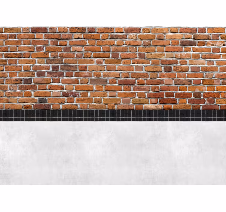 Foto tapete cigla kameni zidovi obloženi pločicama - TenStickers