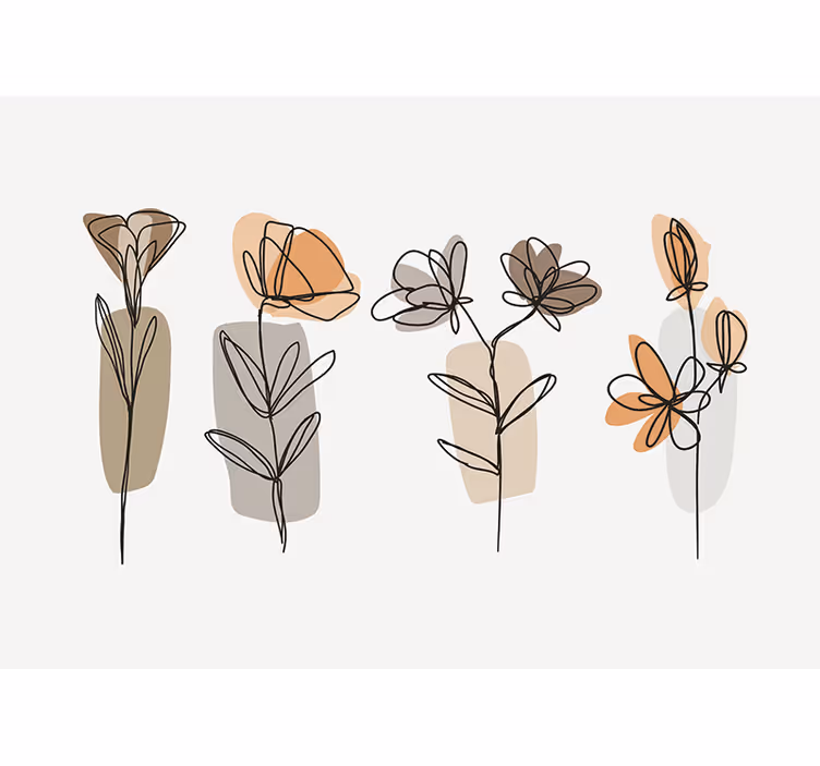Ostale zidne freske minimalistički stil - TenStickers