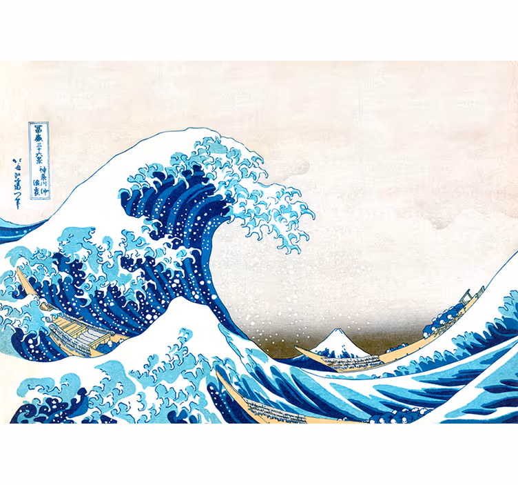 Foto tapete klasična umjetnost kanagawa val - TenStickers