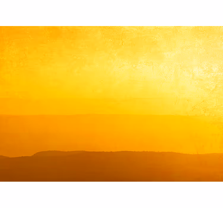 Foto tapeta brda u zalasku sunca - TenStickers