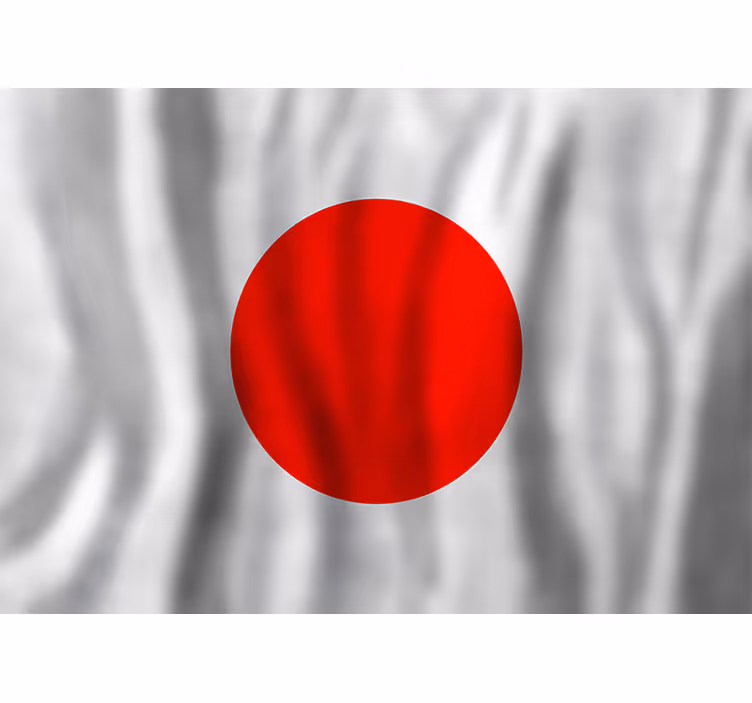 Foto tapete drugih gradova i zemalja japanska zastava - TenStickers