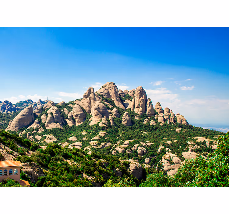 Foto tapete planinski pogled na planinske vrhove - TenStickers