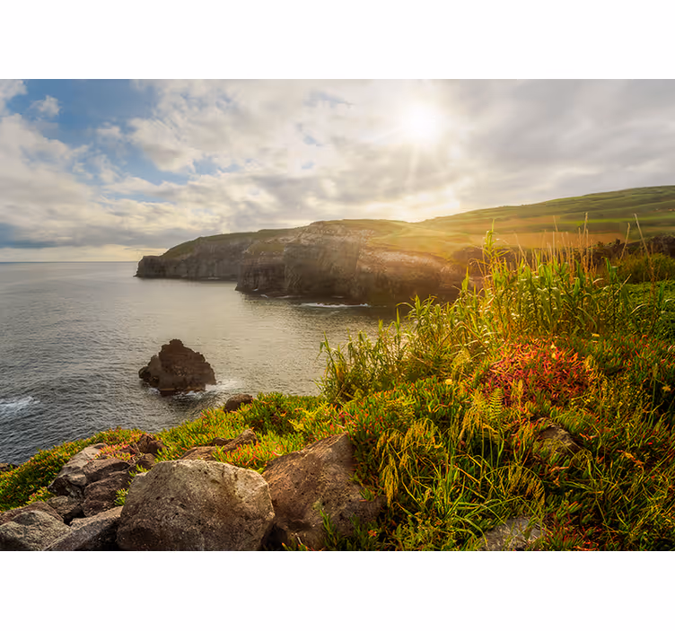 Foto tapeta pogled na obalne litice - TenStickers