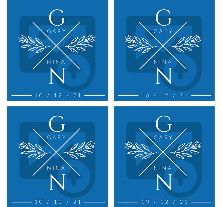 Personalizirani vjenčani podmornica sa slikom - TenStickers