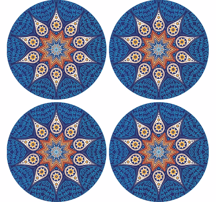 Mozaik mandala originalni podmetač za čaše - TenStickers