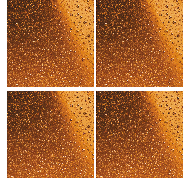Prostirke za pivo s uzorkom amber kapi - TenStickers