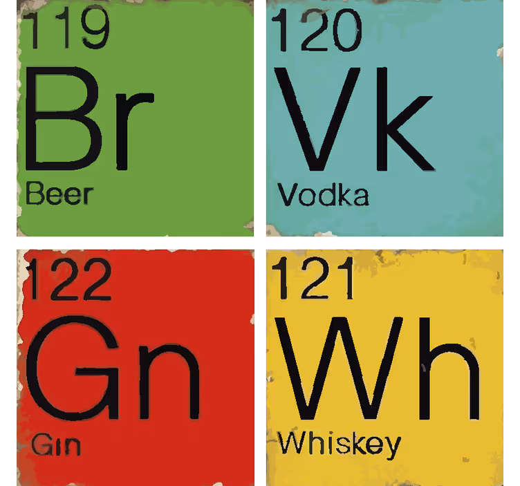Podmornice s periodičkim stolom - TenStickers