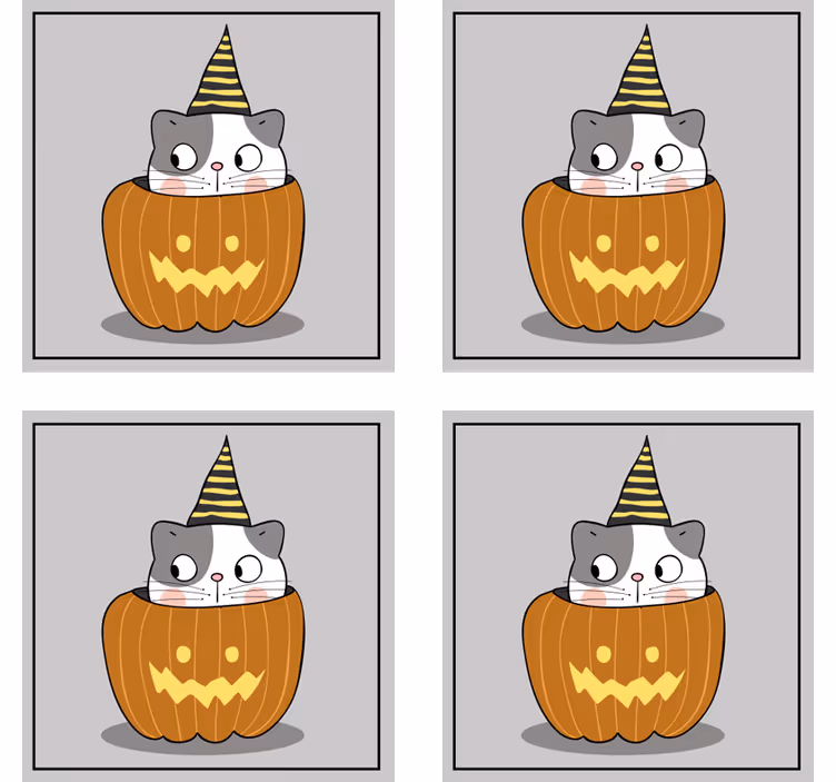 Slatka mačka halloween čaša za piće - TenStickers