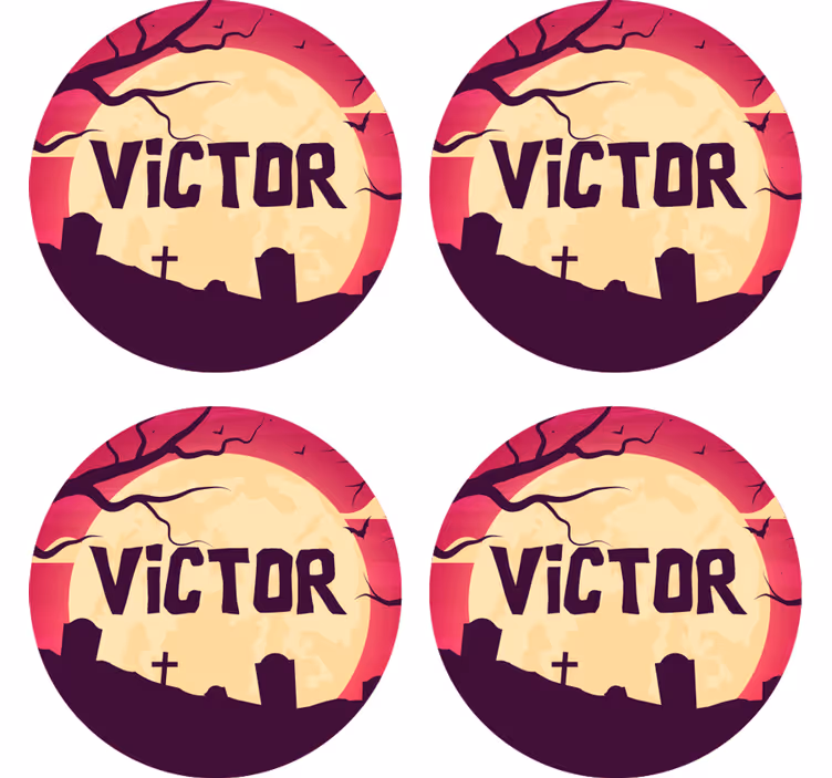 Personalizirani podmetač za halloween - TenStickers